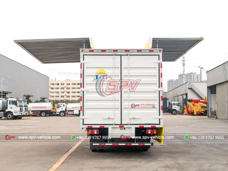 HOWO 4x2 Side Door Cargo Truck - Rear Side